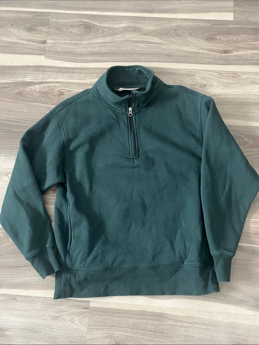 Tuff Athletics Dark Forest Green Quarter-Zip Pullover